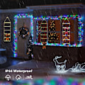 Miniatyrbild 5 av 5: LED Julbelysning - 1m Juldekorationsstege med Jultomte, Juldekorationsljus för Inomhus Utomhus, Fönster, Trädgård, Hem, Vägg, C