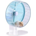 Pikkukuva 1 / 4: Tuulimylly Hiljainen Karkkiväri Juoksupyörä Korkeussäädettävällä Alustalla Ja Häkkikiinnityksellä Hamsterille Sininen