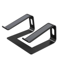 Miniatyrbillede 1 af 5: Bærbar computer stand, ergonomisk bærbar computer stand, aluminium bærbar computer stand kompatibel med 10 til 15,6 tommer, sort