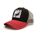 Pikkukuva 1 / 2: Unisex eläinpainatus Trucker Baseball Cap Mesh Snapback Hip Hop Hat Scorpion