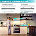 Miniatyrbillede 5 af 5: LED Sensor Skabslys, Bevægelsessensor LED Skabslys, Under Skab Lys Køkken Sensor Lys Skab Natlys Til Skab Trapper