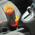 Miniatyrbild 2 av 5: 3 st franska pommes frites kopphållare bil interiör tillbehör chips bil mini doppskålar sås kopphållare doppklämma set (röd) (röd)