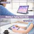 Miniatyrbillede 4 af 5: Etui til iPad Air 2022 5. generation 10,9 tommer/iPad Air 4 2020 - Gennemsigtigt cover [Opbevaring og opladning af stylus] Stødsikkert automatisk sleep/wake C