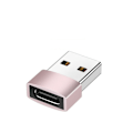Pikkukuva 1 / 5: Ruusukullanvärinen USB C naar USB -sovitin, nopea lataus ja datansiirto