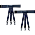 Miniatyrbillede 2 af 5: Herre Skjorteholdere, Herre Skjorteholder, Skjorteholder, Justerbar Elastisk Skjorteholder med Skridsikre Clips Unisex Elastisk - 1 Par
