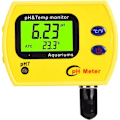 Miniatyrbild 4 av 5: Vattenkvalitetsanalysator Vattenkvalitetsmonitor Bärbar pH-testare Hög noggrannhet PH-mätare Skärm (220V EU-adapter)
