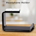 Miniatyrbilde 4 av 5: Hjelmholder, universell hjelmstøtte, selvklebende veggfeste, headsetstøtte med solid teip, for hodetelefoner og svart headset