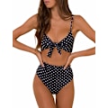 Miniatyrbillede 1 af 4: Damen High Waist Bikini Set Push Up Gepolstert