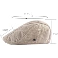 Miniatyrbillede 4 af 5: Sommer Mesh Hat Mænd Kvinder Berets, Beret Cap Mænd Sommer Åndbar, Flat Cap Mænd Vintage Flat Caps