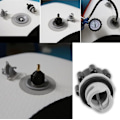 Miniatyrbillede 4 af 5: 2 stk SUP pumpe adapter Luftpumpe Konverter Paddelbræt Pumpe Oppustelig