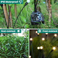 Miniatyrbillede 2 af 4: Solcellelamper Udendørs, 2 Stk. Solcelle Firefly Udendørs Have, Solcellelamper Udendørs Have