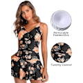 Miniatyrbillede 2 af 4: Badetøj til kvinder, Plus Size, Blomster og elegant