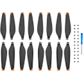 Miniatyrbillede 1 af 4: 16 stk. propeller til MINI 3 PRO, drone tilbehør, lydløs flyvning, udskiftelige propeller til droner, støjsvag propelblad med skruetrækker og 24p
