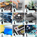 Miniatyrbild 3 av 5: Sladdlös Luftdammvippa USB Uppladdningsbar 51000 RPM - Idealisk Ersättning för Tryckluftburkar - Återanvändbar, Ingen Tryckluftburk Krävs - Dammuppsamlare