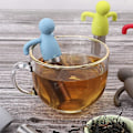 Miniatyrbillede 4 af 5: 2 stk. Rustfrit Stål Silikon Te-Infuser, Hængende Te-Filter Te-Infuser til Løse Blade Te Silikon Te-Infusere til Tekander, Kopper og Kop (Blå