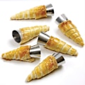 Miniatyrbilde 4 av 5: 8,7*2,6cm - Dansk rustfritt stål konisk bakeriform oppblåst croissant brød croissanter bakeriutstyr