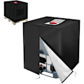 Miniatyrbild 2 av 5: 1000L IBC Tankskydd, 420D Vattentankskydd, Anti-UV Tankskydd, IBC Tankskydd med Dragkedja, 120 x 100 x 116 cm (Svart)