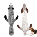Miniatyrbillede 1 af 4: 2 stk. Hundeskrig Legetøj Uforgængeligt, Ingen Fyld Blødt Hundeskrig Legetøj Plys, Holdbart Hundeskrig Tyggelegetøj til Kedsomhed Store Mellem Små Hunde Tygge Svælg