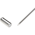 Miniatyrbilde 3 av 5: 20 stk. Brosjenål i metall med sikkerhetsnål, dressnål med stopper, DIY-smykketilbehør, slips, hatt, skjerf, sølv