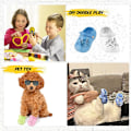 Miniatyrbild 5 av 5: Miniberlocker, Set om 6, Roliga Skobärlock, Mini Söta Lilla Crocs Skodekorationer Charms Pack för Clog Shoe Bubble Slides Sandaler Dekoration (6 Färger