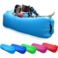 Miniatyrbilde 1 av 5: Vanntett luftesofa med komfortable puter, bærbar oppblåsbar sofa, luftesofa, for camping, ferier, fotturer, svømmebasseng og strandfester, L