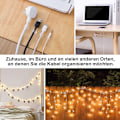 Miniatyrbilde 3 av 5: 60 stk. kabelklemmer, selvklebende kabelklemme feste oppbevaring kabel Auto-feste, elektrisk kabel, for kabelhåndtering, transparent