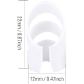 Miniatyrbild 2 av 5: Vit - 4-pack. Plektrum i plast för gitarr, ukulele och bas.