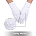 Miniatyrbild 5 av 5: 4 par vuxna uniforma handskar spandex handskar herr kostym handskar polis formell smoking vakt parad kostym