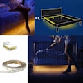 Miniatyrbilde 2 av 5: Bevegelsessensor LED-stripe lys, Betterlife bevegelsessensor lysstripe lys på, justerbar stripe lys med AC-plugg (2PC)