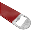 Miniatyrbilde 3 av 3: 1-pakning kraftig flat flaskeåpner i rustfritt stål, solid og holdbar flaskeåpner for øl, rød