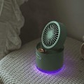Miniatyrbild 3 av 4: Bärbar Minifläkt, USB Mini Kylfläkt Luftfuktare, Vikbar Förvaring, Dimmkylning, Justerbar Vindriktning