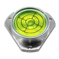 Högprecisions Horisontell Bubbla Aluminiumfodral Bullseye Ande-Vattenpass Grön