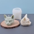 Miniatyrbillede 2 af 5: Treøjet kat stearinlysform velegnet til dekorative DIY-gaver