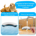 Miniatyrbild 4 av 5: 6 st kattvattenfontänfilter, WF050TP, WF100 transparent dricksvattenkran med super tyst pump, vattenautomat med filter, filterbyte