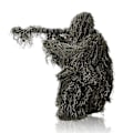 Pikkukuva 2 / 3: Ghillie-puku, 3D-naamiointi metsästysvaatteet naamiointikumilla