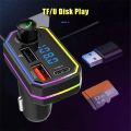 Pikkukuva 3 / 5: P6 Auton FM-lähetin - Auton MP3 Bluetooth Hands-free -soitin QC3.0 Pikalataus TYPE-C