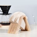 Miniatyrbillede 2 af 5: Kaffe Filterpapir Dispenser Holder Bambus Træ Papirholder Papir Opbevaring Display Hyldeholder til Espre Kaffemaskine