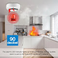Miniatyrbild 5 av 5: Rökalarm för hemmet rökdetektor tuya intelligent wifi brandvarnare