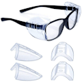Miniatyrbilde 1 av 5: Sett med 2 par sidebeskyttelse for vernebriller - transparent sidebeskyttelse - Universe sidebeskyttelse - for små og mellomstore briller