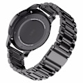 Miniatyrbillede 3 af 4: Seiko urrem 24mm sort rustfrit stål urrem til mænd/kvinder