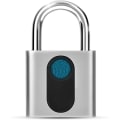 Miniatyrbild 1 av 5: Smart fingeravtryckslås, intelligent dörrlås elektronisk fingeravtrycksidentifiering nyckellös säkerhet vattentät stöldskyddslås