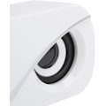 Pikkukuva 2 / 5: Bluetooth-langaton kaiutin, 3D-stereokaiuttimen ääni, LED-valolla, kaksi kaiutinta, 1500 mAh kapasiteetti, itsenäinen bassokalvo (valkoinen)