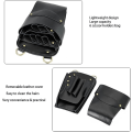 Miniatyrbilde 3 av 5: Saksbelte i skinn, frisørveske, holster, salongfrisør, frisørverktøyveske for kammer, klips, julegave og nyttårsgave