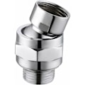 Miniatyrbilde 1 av 5: Kobling med dusjarm, dusjkobling, svingbar messingforgrening i universal justerbar messing G1/2 krom,