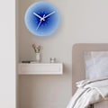 Miniatyrbild 2 av 5: Nordisk Solnedgång Väggklocka Batteridriven Med Spetsig Nål Rund Tyst Klocka