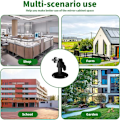 Miniatyrbild 4 av 5: Kameraväggfäste för utomhusbruk, 360° justerbart väggfäste för kamera, inom- och utomhusövervakning, justerbart takfäste för installation