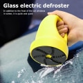 Miniatyrbilde 3 av 5: Elektrisk snø- og isskrape USB-oppladbar - Høy kvalitet bærbar snøfjerner for bil frontrute glass snø, frost og is rengjøringsverktøy