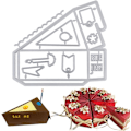 Miniatyrbillede 1 af 5: Skæredøre Skære Scrapbooking Dekoration Album Papirkort Håndværk