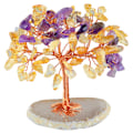 Pikkukuva 3 / 4: Ametisti Kidepuu Luonnollinen Reiki-Parantava Kidejalokivi Bonsai Rahapuu Feng Shui Kide
