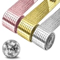 Pikkukuva 5 / 5: Itsekiinnittyvät mosaiikkilaatat Neliönmuotoiset lasipeilit Mosaiikkilaatat Mosaiikkitarrarat DIY-askarteluun ja koristeluun (hopea)